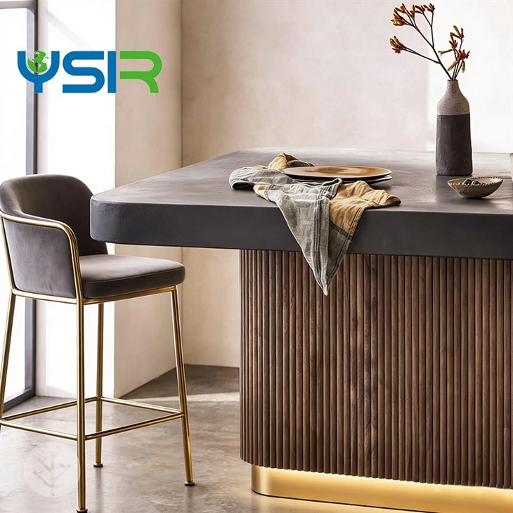 Tambour gebogen meubelbord